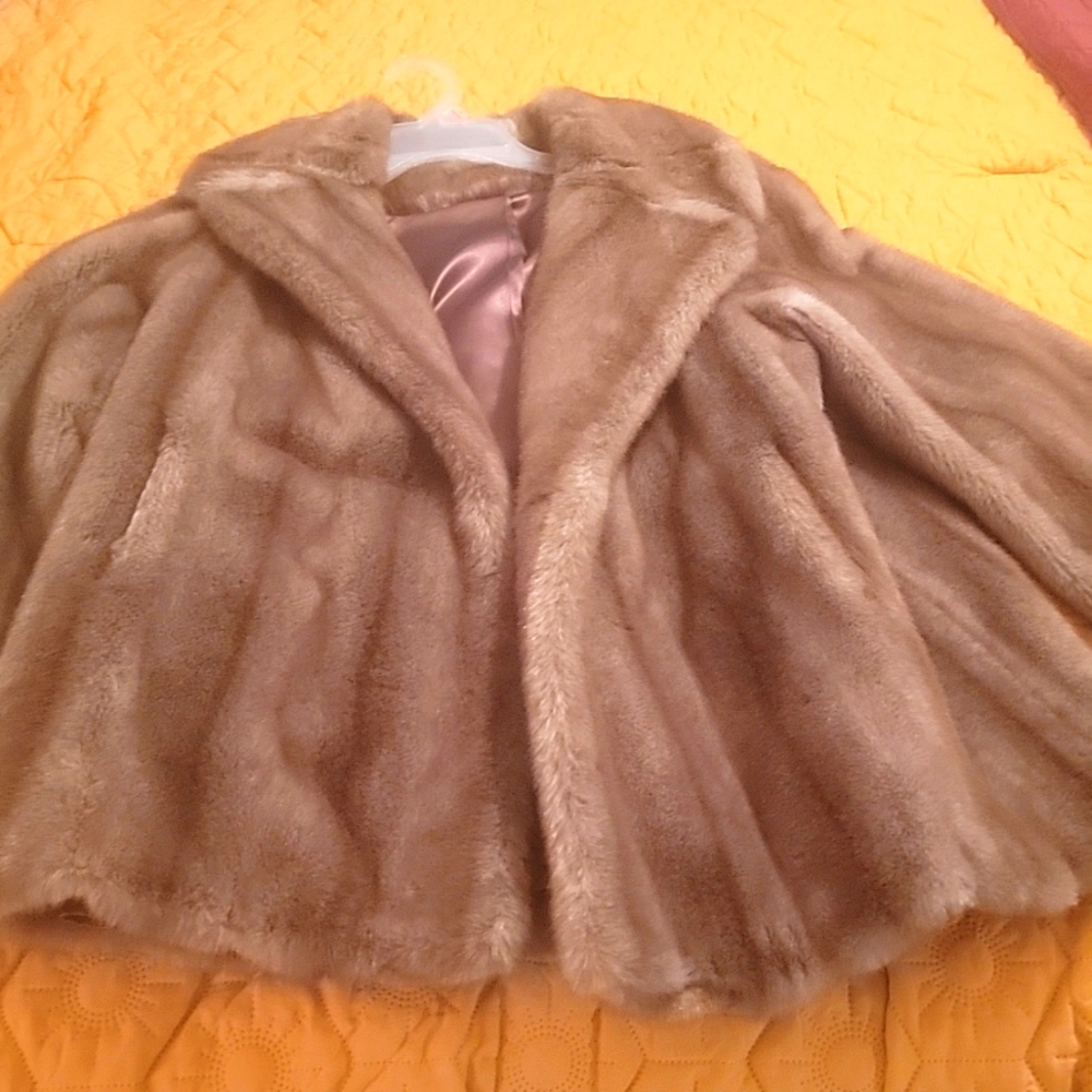 Short Faux Fur Coat
